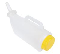 ORFOFE Biberon pour Agneau Épais Et Sécurisé, Bouteille De Lait en Plastique 2l, Outil d'alimentation pour Jeunes Animaux, Usage Agricole Et Élevage, Adapté Aux Agneaux Et Petits Animaux