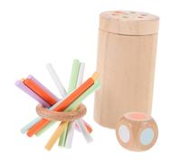 ORFOFE Bois Éducatif Équilibre pour Garçon Fille Jeu de Bâtons Adresse Montessori Jeu Activité Motricité Fine pour Tout-Petits Matériau Sûr et Favorise Équilibre Coordination
