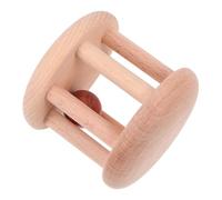 ORFOFE Bois Montessori pour Garçon Fille Ans Anneau à Hochet Sensoriel Sécuritaire Stimulation Auditive et Visuelle Éducatif Précoce pour Garçon et Fille