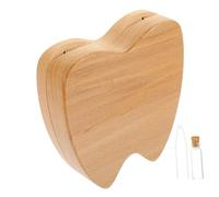 ORFOFE Boîte à Dents de Lait Massif Coffret Souvenir Garçon Fille Rangement pour Dents Perdues Cadeau Naissance Pratique et Décoratif