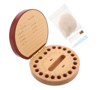 ORFOFE Boîte à Dents de Lait pour et avec Design Cochon Rangement pour Dents de Garçon Fille et Cheveux de Naissance Souvenir Multifonctionnel Cadeau Famille