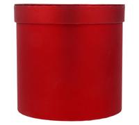 ORFOFE Boîte à Fleurs Ronde en Carton Rouge Mini Taille Boîte d'Emballage pour Compositions Floristiques pour Bouquet Saint-Valentin Pot de Fleurs Mariage Décoratif