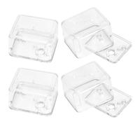 ORFOFE Boîte À Musique 4 Pièces avec Mécanisme À Remontoir Étui De Rangement Transparent pour Musical Instrumental