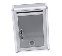 ORFOFE Boîte À Suggestions en Métal avec Serrure De Bureau Stockage Robuste du Courrier pour Les Lieux De Travail