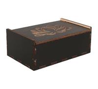 ORFOFE Boîte Cadeau Bois Petite pour Cartes et Bijoux Coffret Compact et Robuste Rangement Élégant pour Souvenirs et Trésors Idée Cadeau Chic pour Mariages et Fêtes