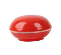 ORFOFE Boîte Céramique pour Tampon Encreur Chinois Étui de Rangement Pratique avec Couvercle Anti-poussière Conteneur pour Pâte Encre pour Calligraphie et Peinture Chinoise