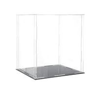 ORFOFE Boîte de Rangement Empilable en Plastique pour Collections et Basketball, Vitrine Transparente Design Créatif, Résistante Exposer Vos Objets