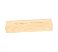 ORFOFE Boîte en Bois Beige pour Conserver Premiers Cheveux et Dents de Bébé avec Couvercle Nursery Jeunes Parents