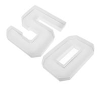 ORFOFE Boîte en Carton Chiffres à Remplir pour Bonbons et Charcuterie Lot 5 Pièces Plateaux Décoratifs pour Anniversaires et Fêtes Support Gâteau et Cupcakes Utilisation Pratique et