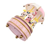 ORFOFE Boîte Musicale en Bois Classic Wind Up Music Box avec Carrousel en Rotation Boîte De Musique pour Le Mariage des d'anniversaire