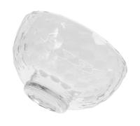 ORFOFE Bol Cristal Transparent pour Tibétaine Bol de Préparation Petit Format Facile à Nettoyer Élégant et Artisanal pour Méditation et Usage Quotidien