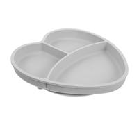 ORFOFE Bol De Nourriture Solide Pour Bébé Plaque Divisée En Forme De Coeur Plaque De Stockage Des Aliments Pour Bébé Assiette En Silicone Plaque De Formation Pour Bébé Assiette Pour