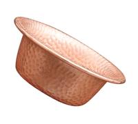 ORFOFE Bol D'offrande Bouddhiste en Cuivre Artisanale 7 Cm, Coupe Décorative pour Eau Bénite, Bol de Rituel Tibétain Compact et Léger, Accessoire Religieux pour Temple et Maison