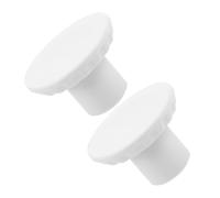 ORFOFE Bouchon Fileté en Plastique Blanc pour Trous de Drainage de Réfrigérateur, Lot de 2, Compatible avec Haier, Installation Facile, Usage Commercial