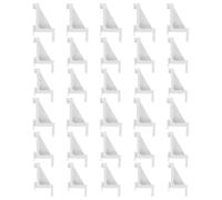 ORFOFE Boucles de réfrigérateur 30 pièces en Plastique Durable avec Fixation antidérapante pour étagères de congélateur en Usage Commercial