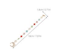 ORFOFE Boucles d'Oreilles Étoiles et Lunes à Pampilles sans Piercing en Alliage de Fer Anneau de Nez Femme Chaîne Longue Bijoux de Piercing pour Oreilles et Nez Style Festival et