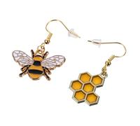 ORFOFE Boucles Doreilles Pendantes Abeille Légères pour Femme Design Rétro Ruche Bijoux Doreille Hypoallergéniques Confortables et Durables Accessoires Mode Élégants