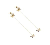 ORFOFE Boucles Oreilles Anti-perte Sans Fil Support Double Ailes Clip Oreille Non Percé Accessoire Mode pour Femmes