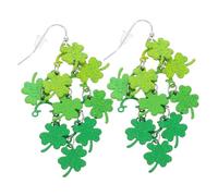 ORFOFE Boucles Oreilles Chanceux Pendentifs pour Saint-patrick Bijoux Irlandais Festifs pour Femmes Accessoires de Fête et Symboliques