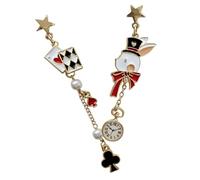 ORFOFE Boucles Oreilles Pendantes Femme Design Original Asymétrique Lapin Légères et Confortables pour Fête et