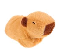 ORFOFE Bracelet à Claquer Animal en Peluche Doux, Taille Unique, Couleur Beige, Présent de Fête Garçon et Filles, Accessoire de Déguisement et Fête,