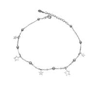 ORFOFE Bracelet Cheville Femme Argent Design Créatif Étoile Chaîne Pied Bijou Mode et Élégant Cadeau pour Femmes