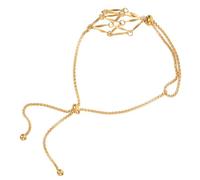 ORFOFE Bracelet Femme Acier Inoxydable Tressé avec Support Cristal Ajustable Élégant Confortable et Polyvalent pour Femme