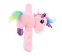 ORFOFE Bracelet Slap Licorne Peluche Douce et Résistante Accessoire Décoratif pour Fête et Cadeau Anniversaire Bande à Claquer pour Adolescents