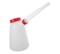 ORFOFE Broc Verseur Gradué Huile Moteur avec Long Bec pour Injection Précise Distributeur Huile Plastique pour Voiture Moto et Bateau Outil Multifonction pour Entretien Réutilisable
