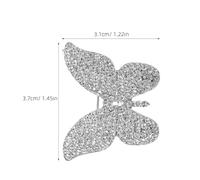 ORFOFE Broche Argentée Mariage Élégant Accessoire pour Manteaux Pulls Robes et Chemises Décoration Étincelante pour Banquets et Fêtes