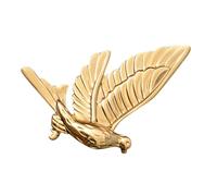 ORFOFE Broche Décorative en Métal de Paix Petite Épinglette Dorée Accessoire Polyvalent pour Vêtements Paquet et Chapeaux pour Fêtes et Occasions Spéciales