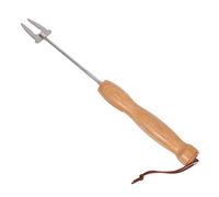 ORFOFE Brochettes Barbecue Extensibles Acier Inoxydable avec Manche Fourchettes Télescopiques pour Marshmallows et Hot Dogs Accessoires Portables pour Barbecue Camping et avec de