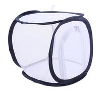 ORFOFE Cage à Insectes Pliable pour Jardin Filet Transparent pour Observation et Culture de Semis Protection Aérienne pour Chenilles et Plantes Habitat Grillagé avec Ouverture Zippée