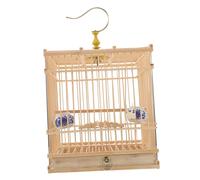 ORFOFE Cage à Oiseaux en Cage à Oiseaux Ancienne pour pinsons extérieure décorative Métal Beige