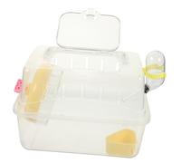 ORFOFE Cage De Transport pour Hamster Boîte Portable pour Petits Animaux avec Ventilation Optimale pour Sorties Extérieures Transport Sécurisé Et Pratique pour Hamsters Souris Et