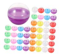 ORFOFE Capsules en Plastique Semi-transparent Colorées 80 Pcs 45 Mm Remplies Réutilisables pour Distributeur Automatique Jouets DIY Rangements Créatifs Fête Garçon et Filles