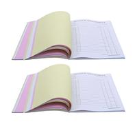ORFOFE Carnet de bons de commande 2 pièces 21 cm x 14,5 cm papier - 60 feuilles - pour réparation et suivi logistique complet en entreprise