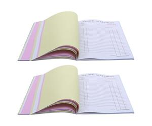 ORFOFE Carnet de bons de commande 2 pièces 21 cm x 14,5 cm papier - 60 feuilles - pour réparation et suivi logistique complet en entreprise