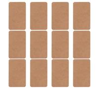 ORFOFE Carte Vierge 100 Pièces en Papier Kraft Marron Anneau | Diy, Usage Bureau ou Extérieur, Format Fiche, Carte de Vœux, Marque-page, Index, Lot Pratique