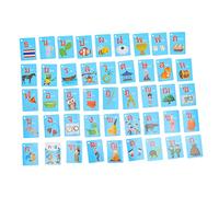 ORFOFE Cartes d'apprentissage Thaïlandaises 90 Pcs pour Garçon Et Filles Éducatives en Papier Jouets Pédagogiques pour Maternelle Apprentissage Langue Thaï Tout-Petits Enseignants