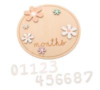 ORFOFE Cartes Pour Bébé De 12 Mois Cercles En Bois Accessoires De Photographie Pour Nouveau-nés Décoration De Chambre Pour Garçons Et Filles