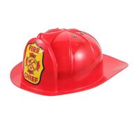 ORFOFE Casque De Pompier Garçon Et Filles en Plastique Unisexe Taille Unique Accessoire Costume Pompier Garçon Fille pour Fête Déguisement Cosplay Jouets