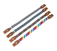 ORFOFE Ceintures Élastiques Réglables Style Créatif Filles et Garçons Lot de 4 en Cuir Synthétique Accessoires Multifonctions pour Garçon et Filles Filles et Garçons