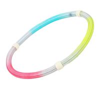 ORFOFE Cerceau Abdominal à Ressort Pliable Style Coréen Motif Dégradé Cerceau de Ventre Sportif Confortable pour Exercices de Fitness à Domicile Équipement de Sport Portable pour