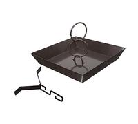 ORFOFE Chaîne de Pluie en Métal Décorative pour Gouttière Jardin et Cour, Kit Bac Récepteur et Crochet, Décoration Extérieure Porche, Récupération Eau de Pluie Robuste et Pratique