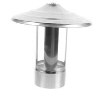 ORFOFE Chapeau de Cheminée Acier Inoxydable Résistant Pluie Protection Toiture sans Outil Ventilation Conduit Couvre-cheminée pour Maison