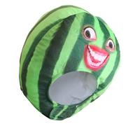 ORFOFE Chapeau de Pastèque en Peluche Doux et Rembourré Accessoire de Cosplay Amusant pour Fête et Déguisement Couvre-Chef Original et Infroissable pour Photo et Événement Festif