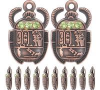 ORFOFE Charme Scarabée Égyptien Lot de 20 Pendentifs 26X16 MM en Alliage pour Collier Bracelet et Fabrication Bijoux Présent pour Occasions Spéciales
