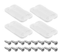 ORFOFE Charnières et vis pour glacières et congélateurs, 4 pièces en Plastique et Fer, pour glacières, compatibles avec Les modèles Igloo 50-165 QT, réparations Rapides