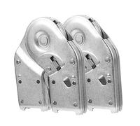 ORFOFE Charnières Pliantes En Alliage D'aluminium Et Fer Pour Échelle, Charnière Pliante Verrouillable 180° Amortisseur Intégré, 2 Pièces, Usage Bricolage Et Construction